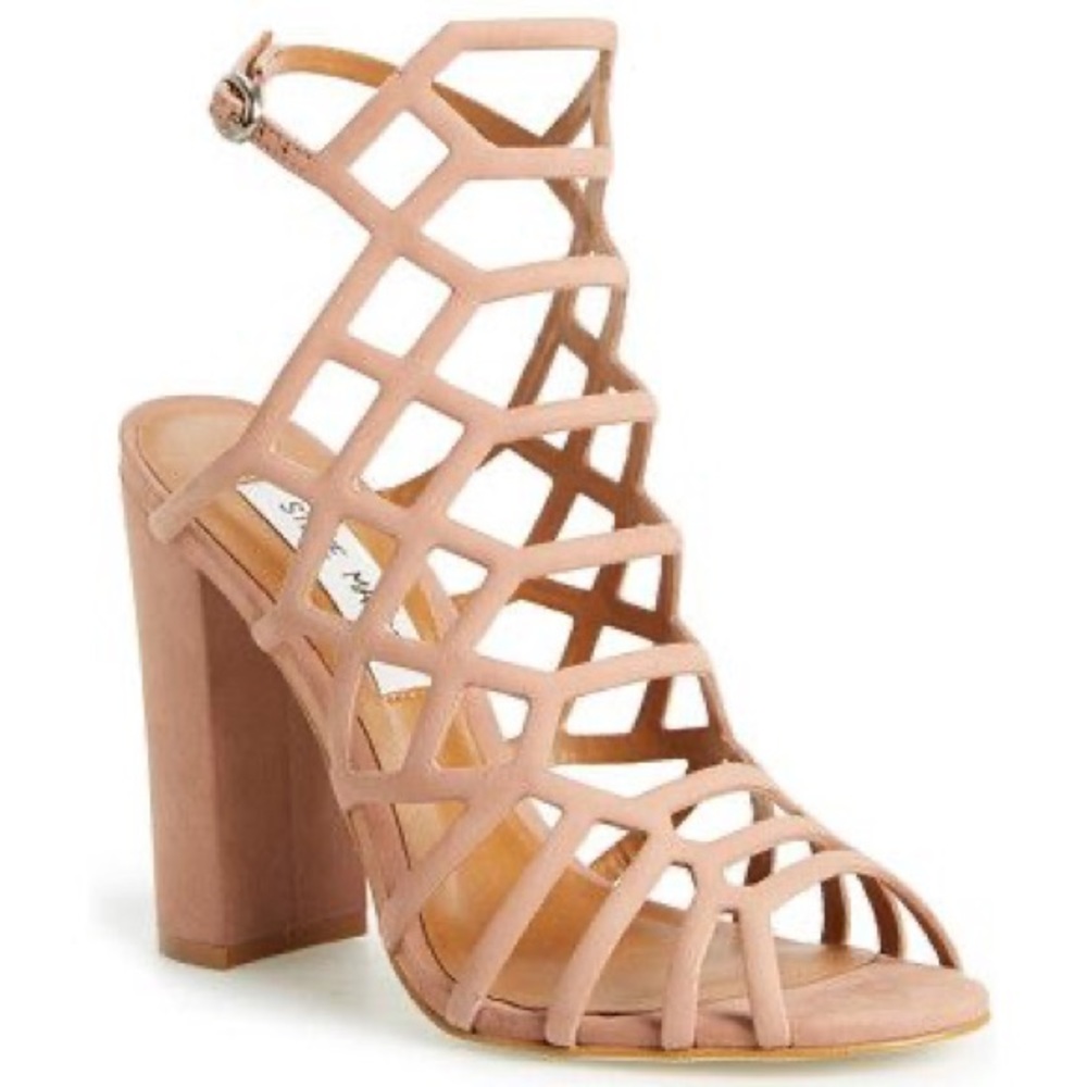 Steve Madden Skales Block Heel I’m Tan Nubuck